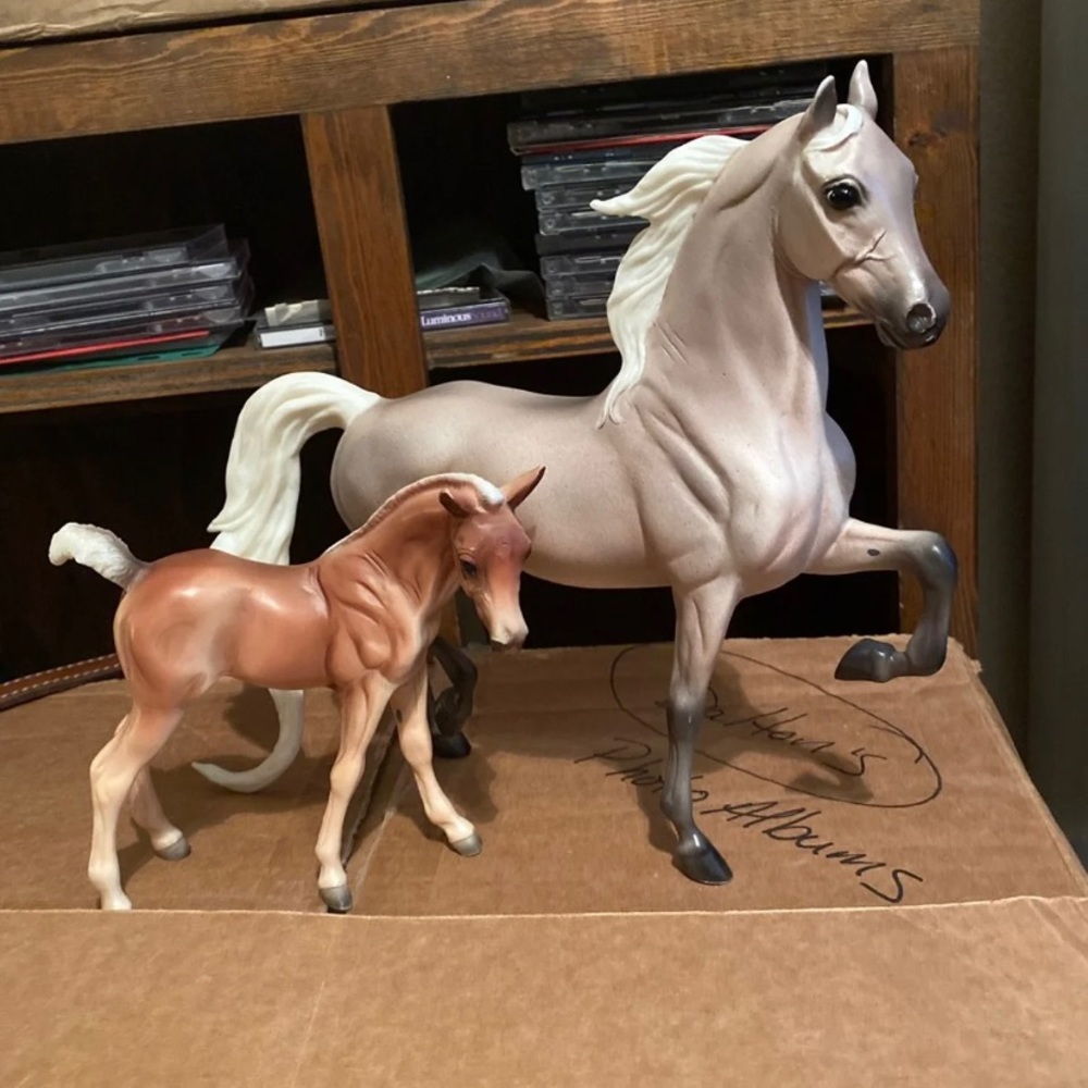 Color crazy mare & foal (no marking variation).